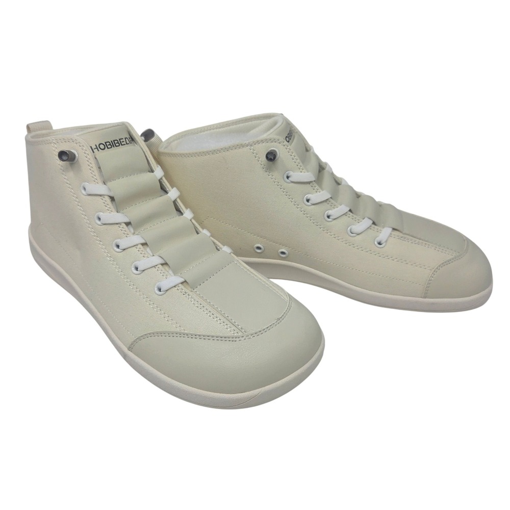 Hobibear Barefoot Boots Women 43 Cream Zero-Drop Wide Minimalist Gorpcore 808